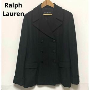 Ralph Lauren ラルフローレン 黒 ダブルブレスト ウール ジャケット