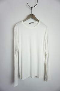 希少 美品 16SS ISSEY MIYAKE MEN イッセイミヤケ メン 長袖 Tシャツ カットソー ME61JK181 白5本物912N▲