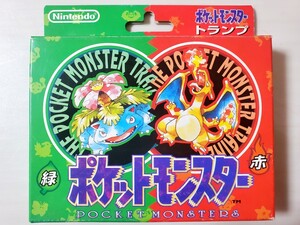 未開封品☆超美品☆ポケットモンスター 緑・赤 初代トランプ