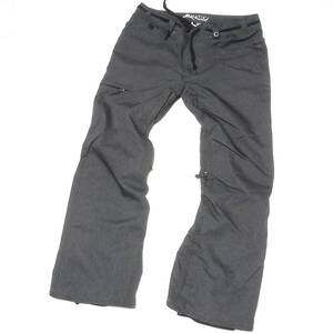 良品 686 RESERVED RAW PANT デニム風 スノーボード用パンツ XL◎裾裏 CORDURAナイロン◎SIX EIGHT SIX◎送料無料