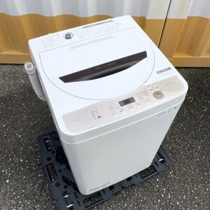 2020年製■シャープ 洗濯機【6.0kg】ES-GE6E-T 穴なし槽 SHARP 全自動洗濯機 6キロ 抗菌/防カビ/節水 一人暮らし 小型洗濯機