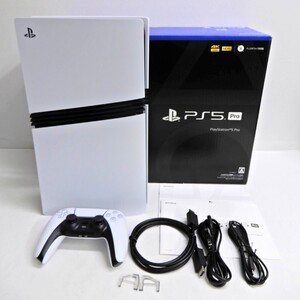 059Z703★【中古/動作品】 PlayStation5 Pro PS5 本体 CFI-7000B01 デジタルエディション 【コントローラー・ケーブル付属】 ② 新型