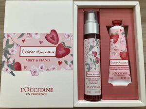 新品!!ロクシタン☆CBS チェリーストロベリー ミスト&ハンド☆モイスチャーミスト 50ml、ハンドクリーム 30ml☆全身用化粧水 L