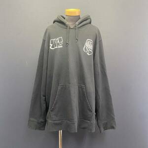 HUF REMIO Pull Over Hoodie ハフ レミオ プルオーバー フーディー size XXL ブラック 長袖