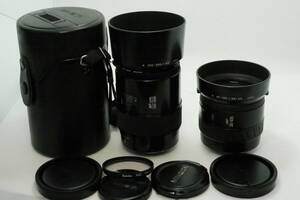 2本セット ソニーα ミノルタα AF 35-105mm 100-200mm フードももちろん付属。