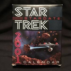 【超レア】STAR TREK　STARDATE 2001 カレンダー【日めくり／365枚】【スタートレック】【箱入】【POCKET BOOKS】【2001年】【貴重】