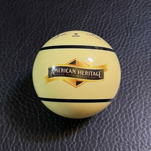 【AMERICAN HERITAGE】 精巧作り ビリヤード 白玉 トレーニングボール
