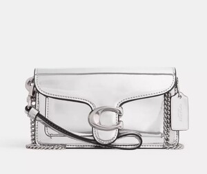 秋冬コレクション　US限定!!　【直営モデル】　COACH Tabby Crossbody In Silver Metallic　CM501　　ロサンゼルスから最新本物をお届け♪