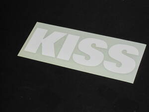 ☆★当時物キジマ★ＫＩＳＳ【１６０ミリX５０ミリ白】 KISS RACING TEAM ステッカー１枚★税込★