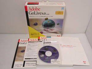 中古品★Adobe GoLive 6.0 日本語版 Macintosh版 アップグレード版