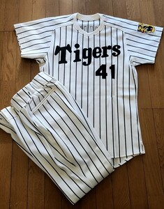 南海ホークス 福岡ダイエーホークス 阪神タイガース 41 西川佳明選手 1992年 実使用 ホームユニフォーム上下