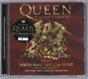 QUEEN + ADAM LAMBERT クイーン アダムランバート TOKYO DOME 2024 2ND NIGHT DEFINITIVE MASTER