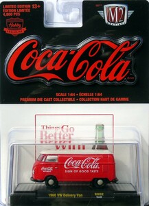 M2 MACHINES 1/64 1960 VW Delivery Van Coca-Cola