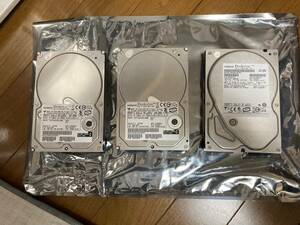 HITACHI 日立 Deskstar　500G×１個、250G×２個　SATA 中古