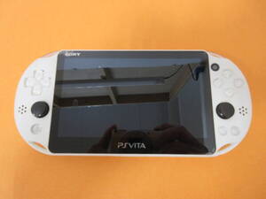 067) ジャンク PlayStation Vita PCH-2000 ホワイト 本体のみ 現状品