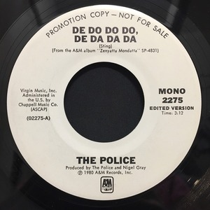 POLICE / DE DO DO DO,DE DA DA DA (US-ORIGINAL)