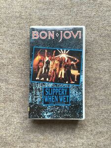 BON JOVI ボン・ジョヴィSLIPPERY WHEN WET ビデオVHS