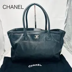 CHANEL シャネル　エグゼクティブトート　ブラック　トートバッグ　レザー　黒