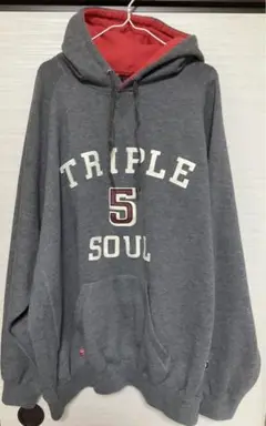 トリプルファイブソウルTRIPLE FIVE SOUL パーカー グレー