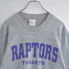 90s〜カナダ製ChampionチャンピオンNBAトロント・ラプターズ Tシャツ