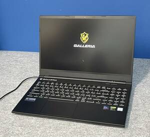 美品◎Thirdwave GALLERIA☆GCR1650GF 15.6”ゲーミングノートPC☆9thGen Core i5-9300H/16GB/SSD480GB/WIN11/GTX 1650☆