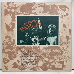 ★即決 ROCK Lou Reed / Berlin APL1-0207 r14405 米オリジナル ルー・リード