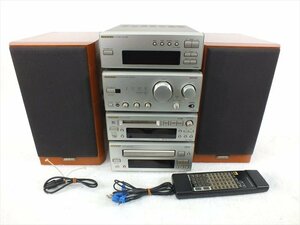 ♪ ONKYO オンキョー T-405X A-907X MD-105AX C-705X D-102EX システムコンポ 中古 現状品 241011Y7491