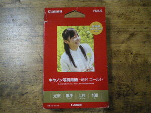 キヤノン Canon GL-101L100 [キヤノン写真用紙・光沢 ゴールド L判 100枚]　送料185円