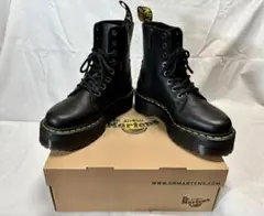 【極美品】Dr.Martens JADON Ⅲ 25cm 厚底 8ホールブラック