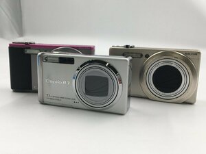 ♪▲【RICOH リコー】コンパクトデジタルカメラ 3点セット CX3/CX4/Caplio R3 まとめ売り 0904 8