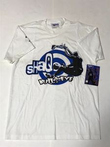 新品:デッドストック★ Reebok リーボック シャック SHAQ シャキール オニール USA製 Tシャツ 90s NBA バスケット シャックアタック