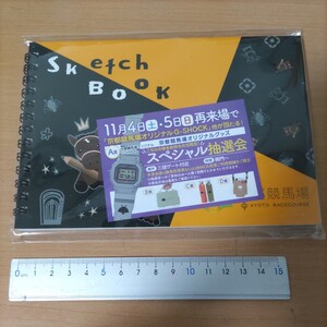 競馬　非売品　コレクション　ミニスケッチBOOK　未使用　未開封　京都競馬場でもらった物。文房具　　ウマ娘　レース　ターフィー　ノート