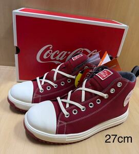 ⑳CONVERSE 27cm ALL STAR PS Coca-Cola Hi RED レッド オールスター　ＰＳ　コカコーラ　ＨＩ ハイカットタイプ　安全靴　コンバース