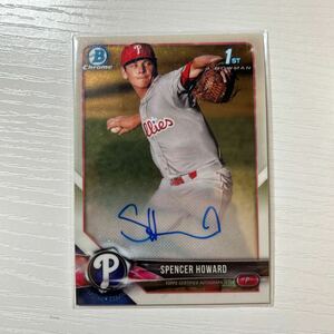 2018 Bowman Chrome Spencer Howard auto