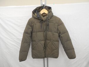 【FLASH REPORT】フラッシュリポート　レディース　リバーシブル　ダウンジャケット　モスグリーン×カーキカモ柄　Sサイズ　SY02-CLK　