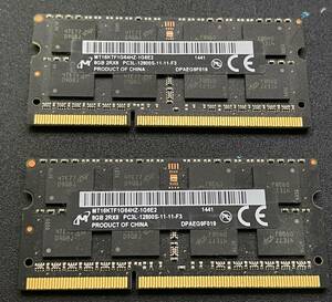 DDR3L SDRAM 1600 16GB ノートパソコン　Micron