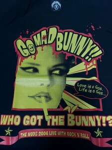 新品未使用品　THE MODS　Tシャツ　Lサイズ　GO MAD BUNNY　ROCKAHOLIC 　ブラック　廃盤商品