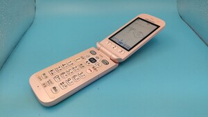 K697 docomo FOMA らくらくホン F-01G FUJITSU 富士通/ガラケー/ケータイ 簡易動作確認＆簡易清掃＆初期化OK 判定○ 現状品 送料無料　