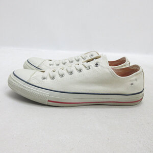 Q■【28cm】ビームス×コンバース/CONVERSE ALL STAR LOWキャンバススニーカー■白/MENS/3【中古】