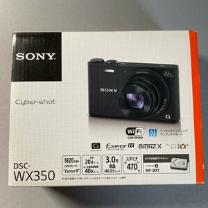 Sony ソニー デジカメ サイバーショット DSC-WX350 黒　ブラック 未使用 新品