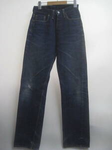 一点物!! DENIME ドゥニーム Lot 750 デニムパンツ Gパン 赤耳 ボタンフライ セルビッチ サイズ W27 L36