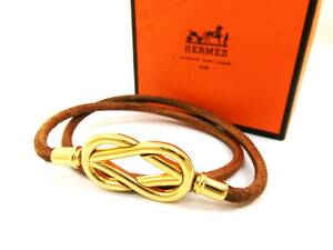 本物税込エルメス アタメ ブレスレット【HERMES】