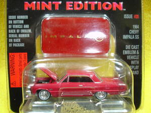 レア RACING CHAMPIONS MINT EDITION 1964 IMPALA SS インパラ 64y SS ローライダー ハイドロ デイトン ゼニス シボレー NEW スクエア 