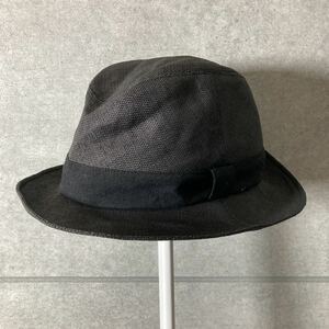 CA4LA カシラ ハット帽 ペーパーハット ブラック グレー メンズMサイズ 帽子