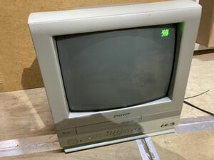 refle0【通電確認のみ】SHARP カラーテレビ VT-14GY20 ブラウン管テレビ テレビデオ シャープ