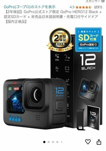 gopro hero12 black 中古