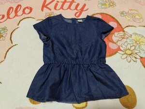 petitmainデニムシャツ生地130