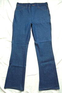 ヴィンテージ★希少★70s★80s★デッドストック★新品★Wrangler 945DEN★リジッド★ブーツカット★米国製★(W:38 L:36) 