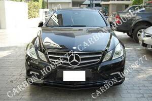 ★BENZ W207 AMG 前期・W212 AMG 前期 クーペ ハーフカーボン フロント リップ スポイラー★各社メーカ純正色塗装込★2009-2012☆