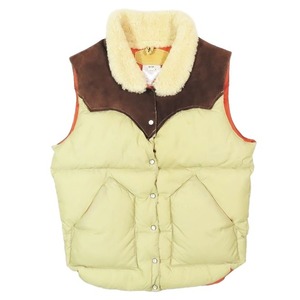 ロッキー マウンテン フェザーベッド Rocky Mountain FeatherBed 別注 BEAMS BOY ビームスボーイ ダウンベスト ボア ジャケット 9/10 茶色